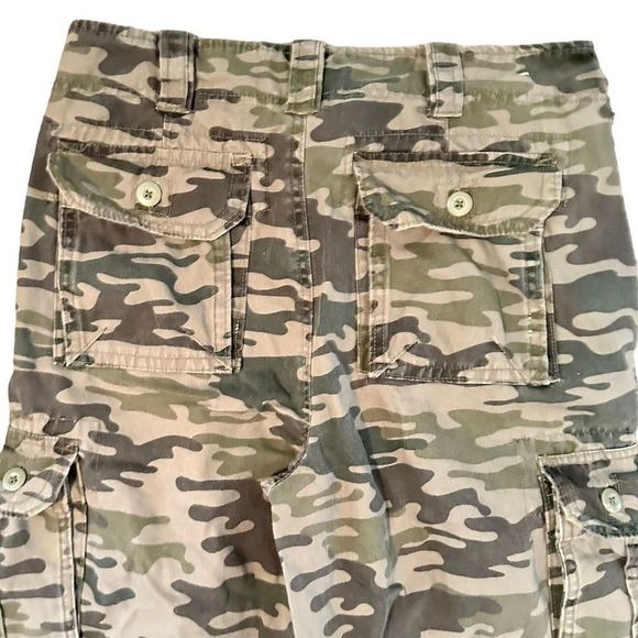 ‘90s Camo Cargo Steve and Barry’s Relaxed Baggy Unisex Jeans Size 34x32 - Picture 5 of 9